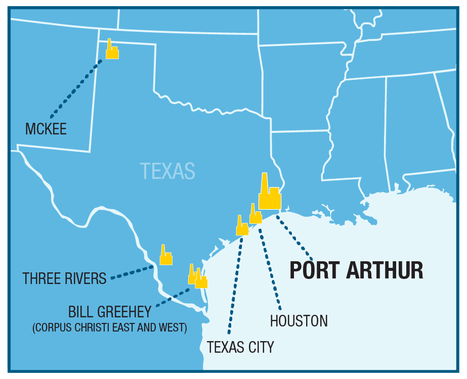 Port Arthur on the map