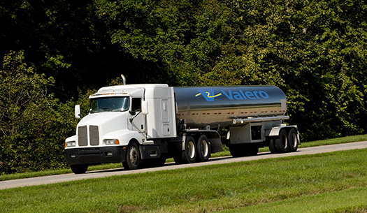 Valero Tanker Truck