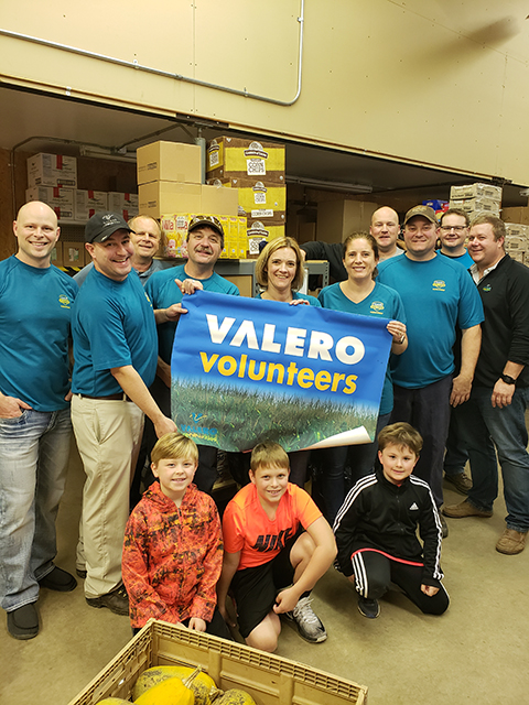 Valero Welcome volunteers at Day of Caring