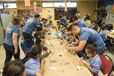 Valero volunteers assist students with STEM activities
