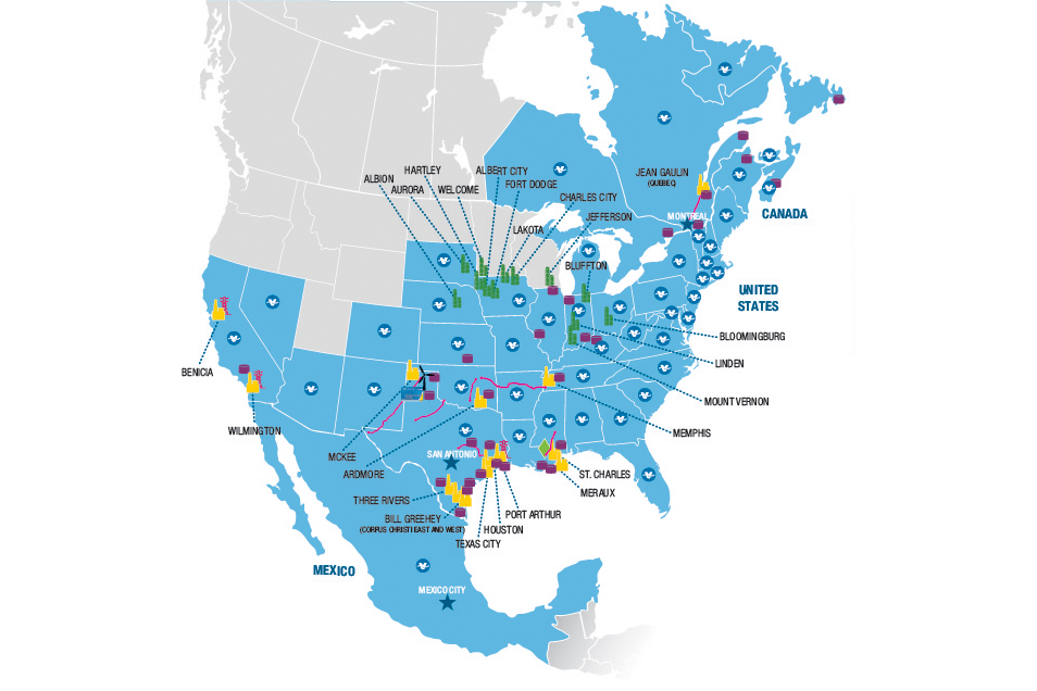 Valero Gas Stations Locations Map