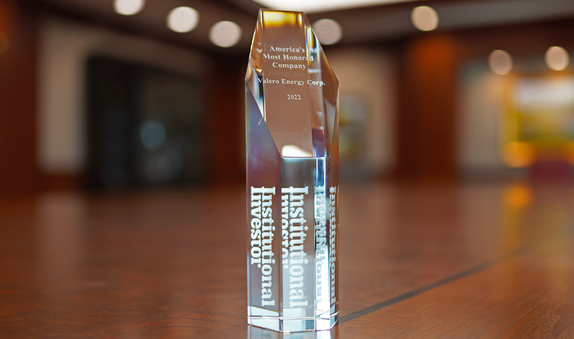 Institutional Investor Award