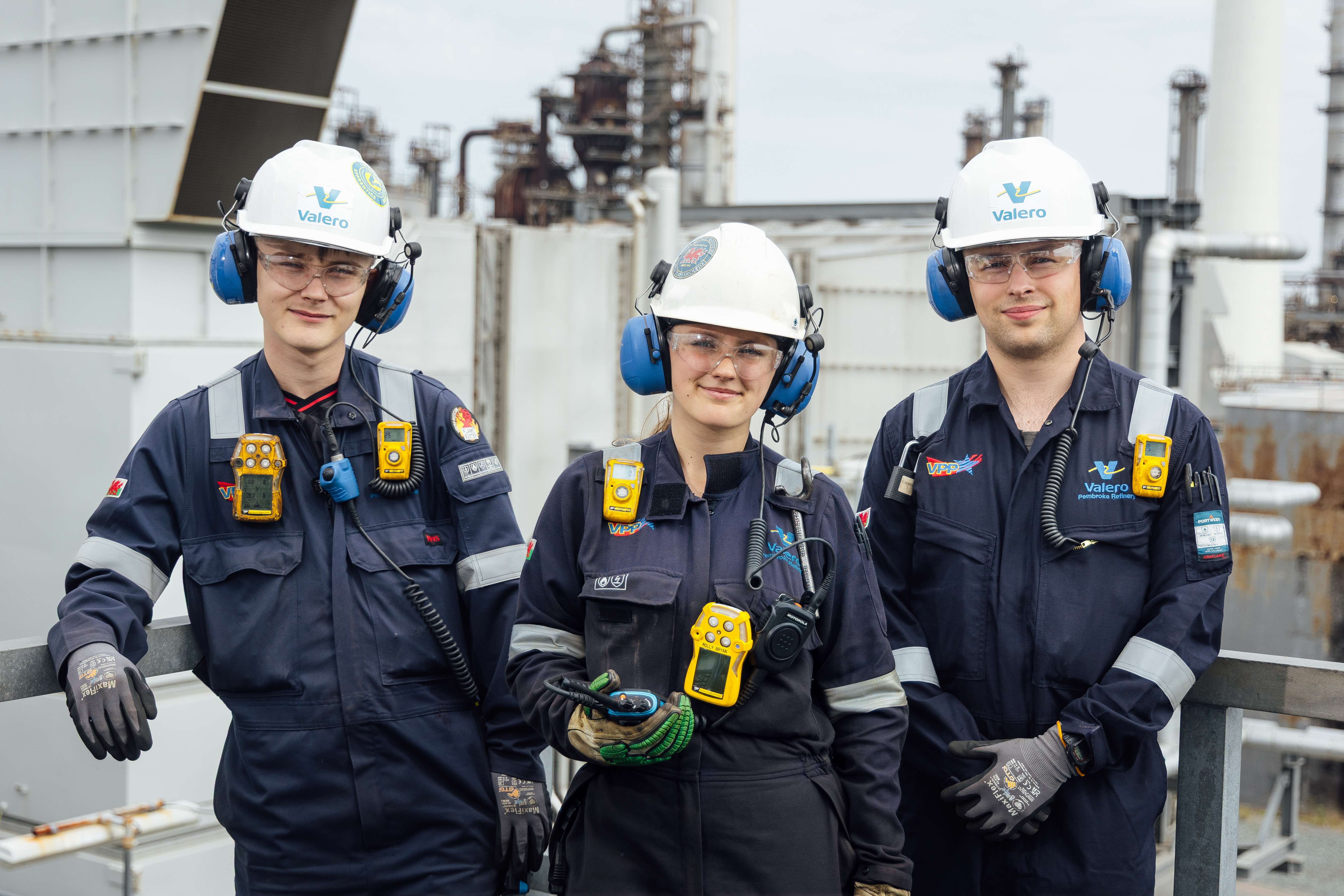 Students at Valero's Pembroke refinery