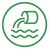 Wastewater management icon