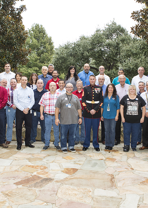 Valero employee veterans at San Antonio headquarters