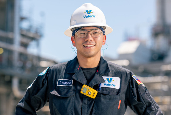 Valero Employee at a refinery
