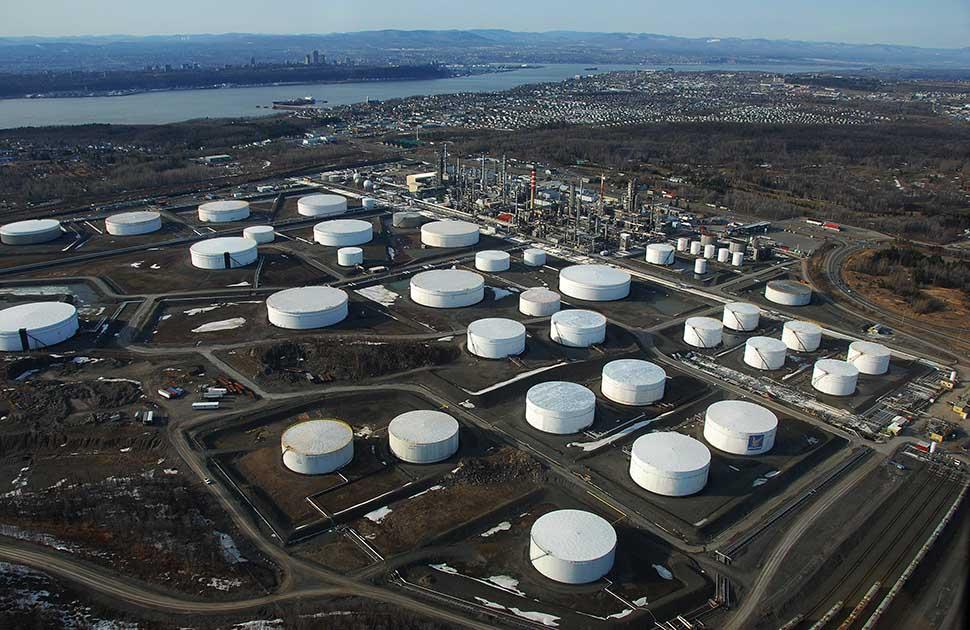 jean gaulin refinery aerial