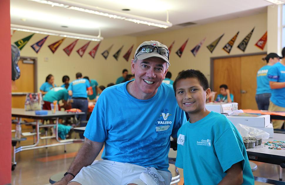 Joe Gorder at volunteer event