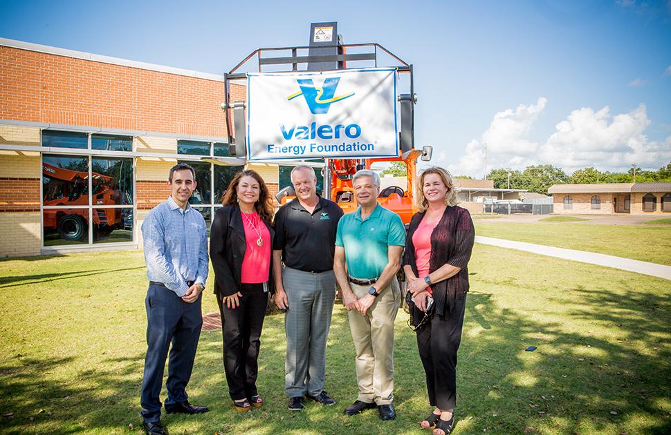 Valero donates forklift in Texas City, TX