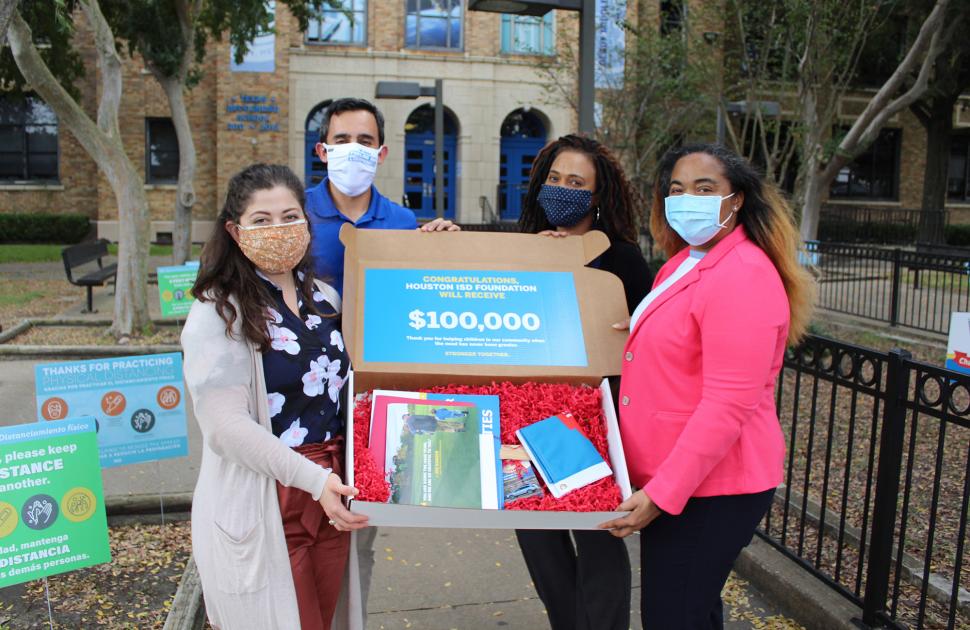 Presentation of $100,000 to Houston ISD Foundation