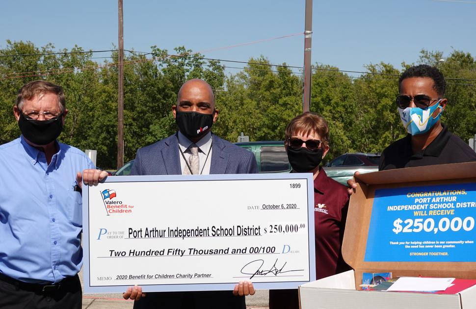 Check presentation of $250,000