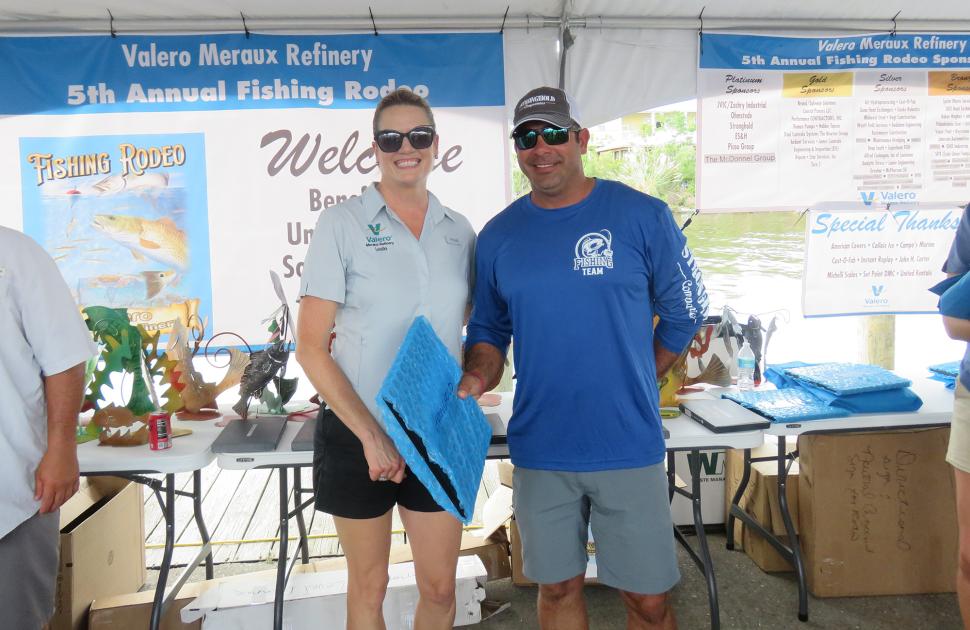Valero attends annual Fishing Rodeo