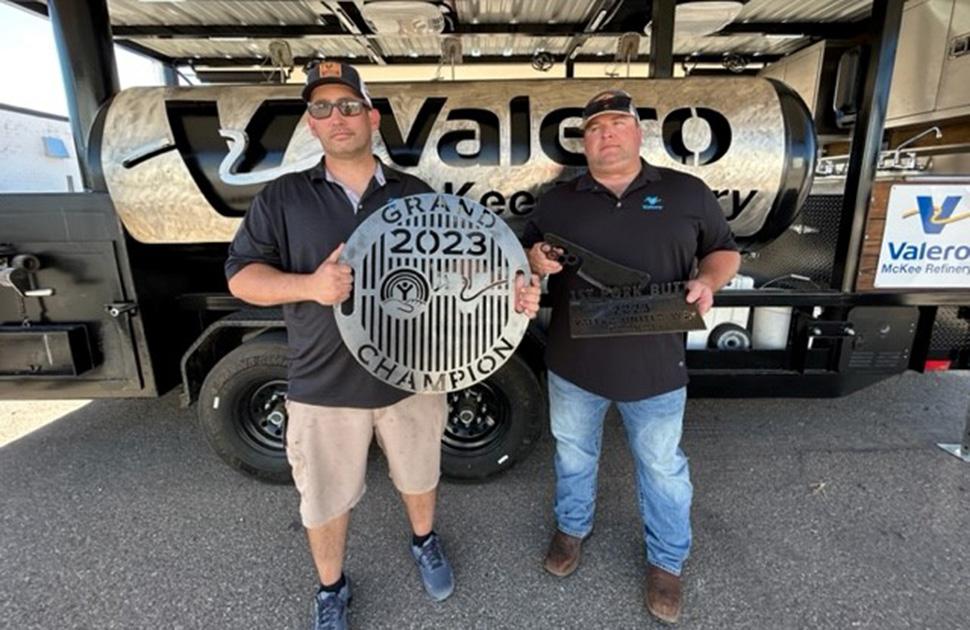 Pit masters at Valero's McKee refinery win first place.