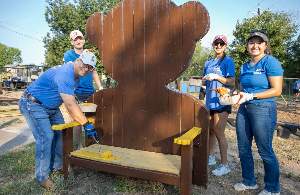 Valero Day of Caring at Mission Road Ministries 