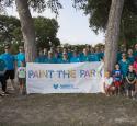 Three Rivers Volunteers Paint the Park