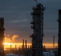 port arthur refinery at sunrise