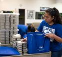 Valero volunteer preps meals for Meals on Wheels