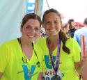 Valero Volunteers smile after a race
