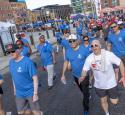 Walkers at American Heart Association walk
