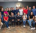 Interns posed with Valero's Corpus Christi Refinery's Plant Manager and Tech Director.