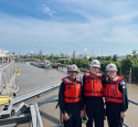 Group of interns at St Charles refinery 