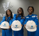 Freshman Engineering Students preparing for a refinery tour