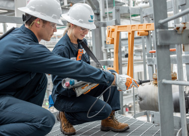 Valero Engineers at a refinery