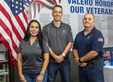 Valero Veterans in the field