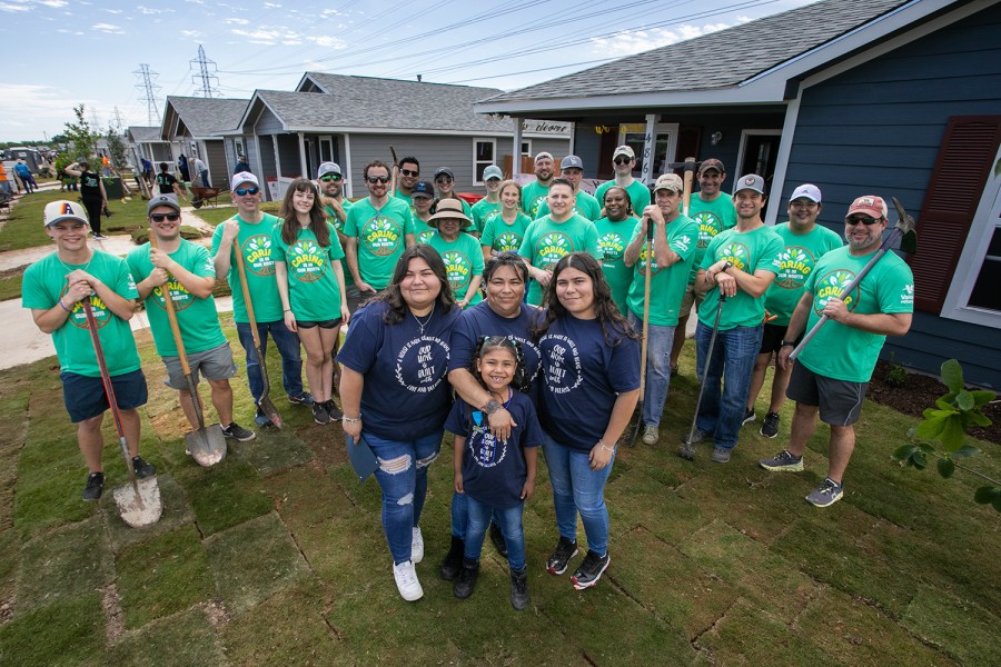 Valero volunteers at Habitat for Humanity house 