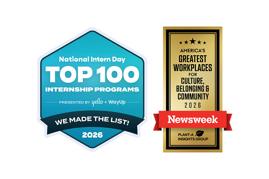 National Intern Day Top 100 Internship Programs and Newsweek Greatest Workplaces 2026