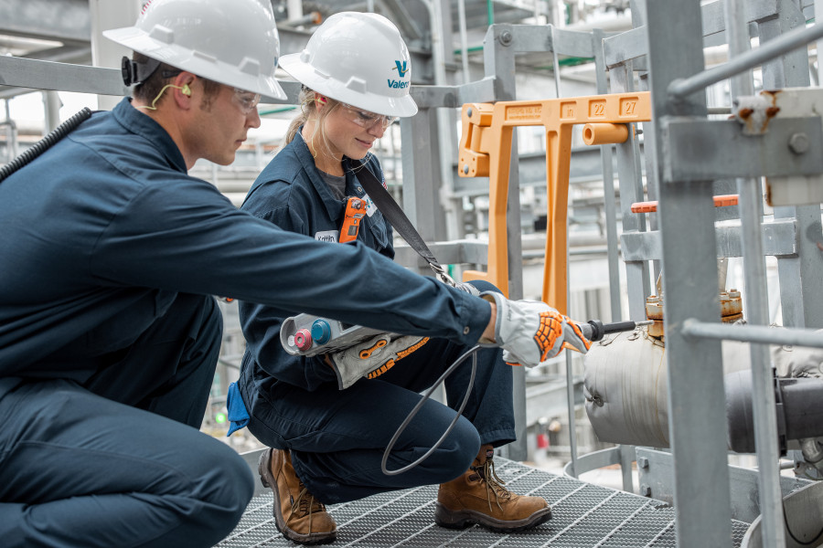 Valero Engineers at a refinery