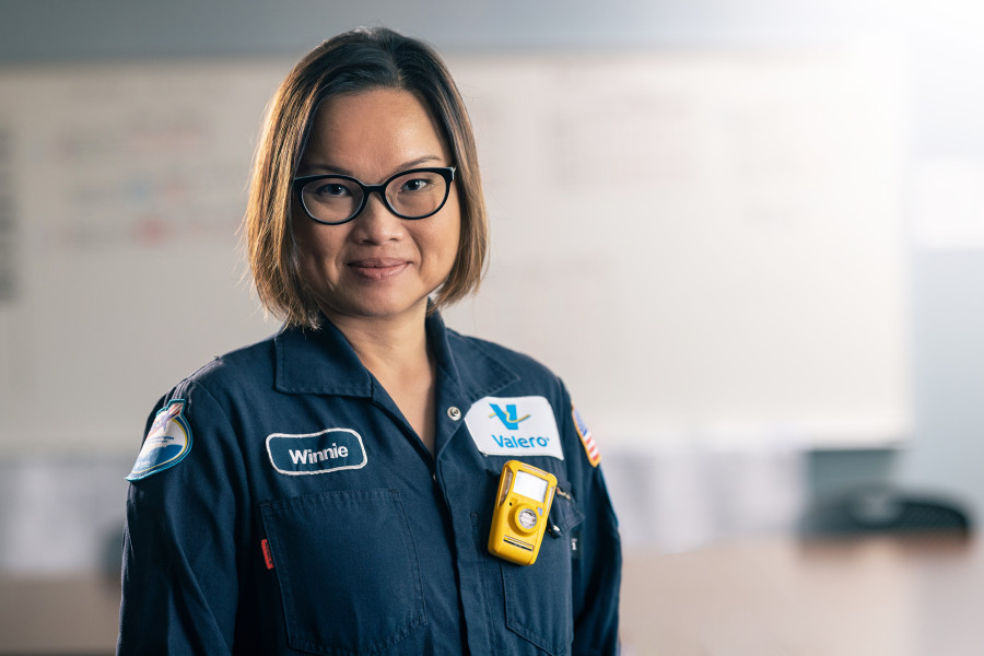 Valero Engineer at refinery