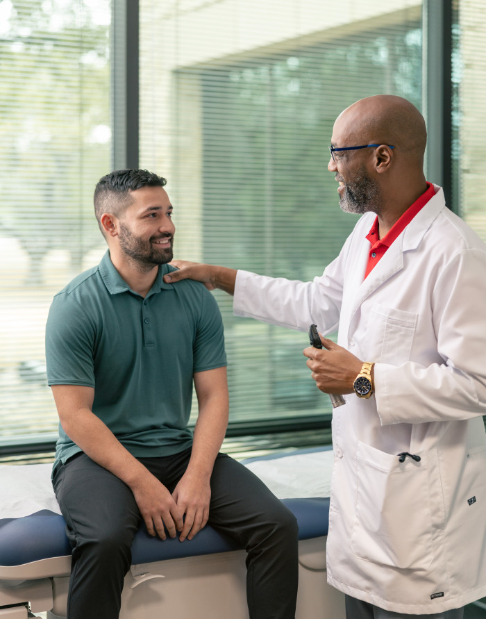 Valero employee at Wellness Clinic