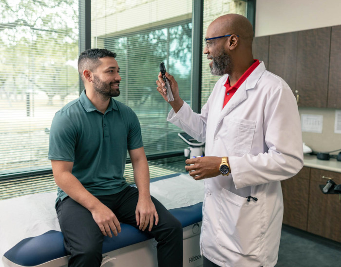 Employee at the Valero Wellness Clinic